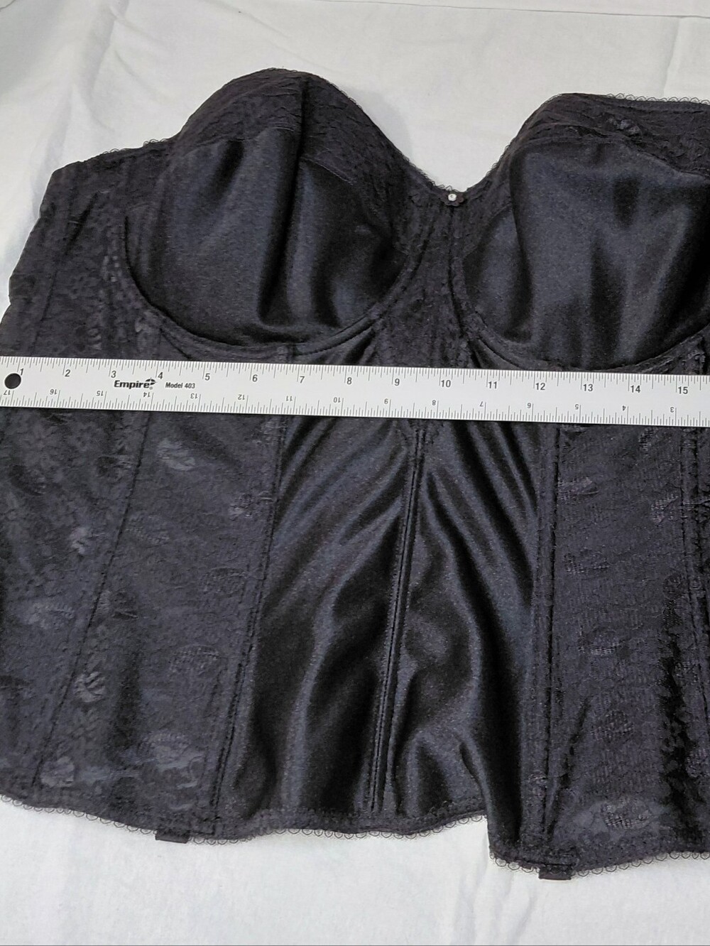 Dominique Black Strapless Longline Bustier - Picture 12 of 16